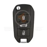 genuine citroen aircross c3 c5 c6 2014 2019 3 buttons 433 mhz flip key remote front