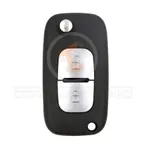 renault all models 2007 2015 flip key remote shell 2buttons aftermarket 3941 front