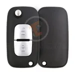 renault all models 2007 2015 flip key remote shell 2buttons aftermarket 3941 main
