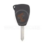 chrysler dodge jeep head key remote shell 2+1 buttons aftermarket 34107 back