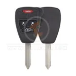 chrysler dodge jeep head key remote shell 3+1 buttons with big trunk aftermarket 35109 main