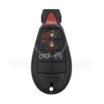 chrysler dodge jeep fobik remote key shell 5buttons with big trunk aftermarket 35167 front
