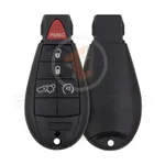 chrysler dodge jeep fobik remote key shell 5buttons with big trunk aftermarket 35167 main