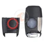 kia flip key remote shell 3+1 buttons sedan trunk aftermarket 35278 detail
