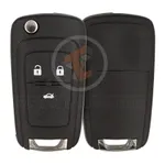 chevrolet camaro cruze 2009 proximity flip key remote 3buttons 433mhz aftermarket 34707 main