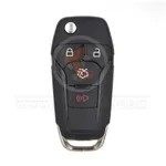 ford fusion 2013 2015 flip key remote 3+1 buttons aftermarket 35433 front