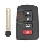 toyota camry avalon corolla aurion 2011 2017 smart key remote 4 buttons 433mhz pn 89904 33460 89904 12340 aftermarket 35536 detail