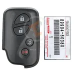 genuine lexus 2009 2011 smart key remote 4buttons pn 89904 50380 22055 detail
