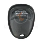 chevrolet bt 2005 2008 remote 4 buttons 315 mhz aftermarket back