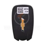 chevrolet camaro cruze 2016 2019 smart remote 5 buttons 433 mhz back