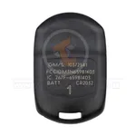genuine chevrolet corvette 2005 2007 smart key remote 4 buttons 315 mhz back