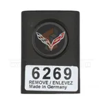 oem chevrolet corvette 2014 2015 6 buttons smart key remote back