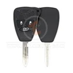 chrsyler dodge jeep 2005 head key remote 3 buttons 433 mhz aftermarket main