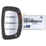 genuine hyundai creta 2023 smart key remote 4 buttons 433 mhz pn 95440 I7100 35352 detail