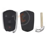 cadillac smart key remote shell 3+1 buttons sedan trunk type aftermarket 34843 detail