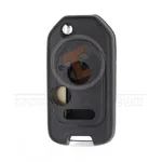 honda accord civic crv pilot 2003 2017 modified flip key remote shell 2+1 buttons aftermarket front 34854