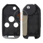 honda accord crv civic odyssey pilot ridgeline modified flip key remote shell 3buttons aftermarket component 34853