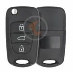 hyundai 2010 2013 flip key remote shell 3 buttons flat groove laser blade main 24066