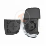 kia hyundai 2008 2012 chrome flip key remote shell 3 buttons laser details 25271