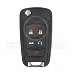 opel 2012 2015 flip key remote shell 5 buttons Aftermarket front 34182