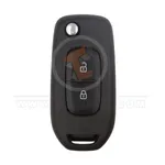 renault flip key remote shell 2buttons with white back cover aftermarket 34974 front