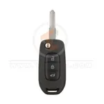 renault flip key remote shell 3buttons with back cover aftermarket 34973 key