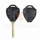 toyota 2010 2016 head key remote shell 3 buttons details 25196