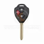 toyota 2010 2016 head key remote shell 3 buttons front 25196