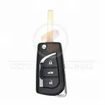 Toyota Corolla 2016 2020 Flip Key Remote Shell 3 Buttons Trunk Aftermarket key 33393