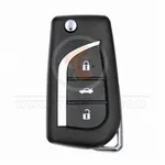 Toyota Crown 2016 2020 Flip Key Remote Shell 3 Buttons Aftermarket front 33392