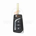 Toyota Crown 2016 2020 Flip Key Remote Shell 3 Buttons Aftermarket key 33392