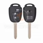 toyota fortuner toy43 2014 key remote shell 3 buttons front 32922