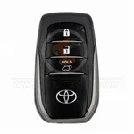 toyota land cruiser 2016 2021 smart key remote shell 3 buttons front 33424