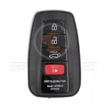 toyota 2017 2020 smart key remote shell 4 buttons big trunk front 33967