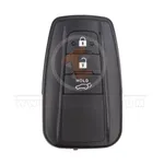 toyota smart key remote shell 3buttons suv trunk with matt painted aftermarket front 34989