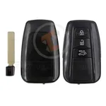 toyota smart key remote shell 3buttons suv trunk with mirror painted aftermarket component 34993