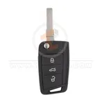 volkswagen 2013 2020 flip remoteshell 3buttons aftermarket 33692 key