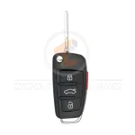 new audi a6 series 2005 flip key remote shell 4 buttons key