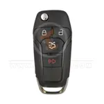 ford fusion 4 buttons flip key remote shell aftermarket front 34527