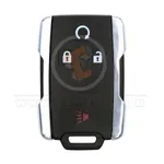 gmc chevrolet 2017 2021 square chrome remote key shell 4 buttons aftermarket front 33754