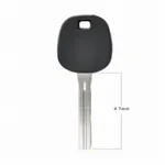Lexus 4C 1997 2001 Sub Transponder Key Long Blade aftermarket 33168 front
