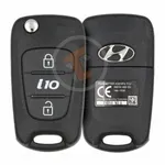 hyundai I10 2012 flip remote key oem main