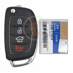 hyundai Sonata 2015 2016 2017 2018 flip remote key oem with part number