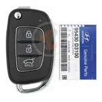 hyundai Tucson 2015 2016 2017 2018 2019 flip remote key oem with part number
