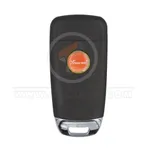 wireless flip key remote 3 buttons back