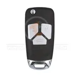 wireless flip key remote 3 buttons front