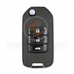 universal wireless flip key remote 3 buttons front