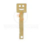 keymax 23 smiley key 34674 golden back