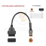 TL40369 mptorcycle diagnostic connector adapter obd2 cable 11