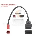 TL40369 mptorcycle diagnostic connector adapter obd2 cable 9